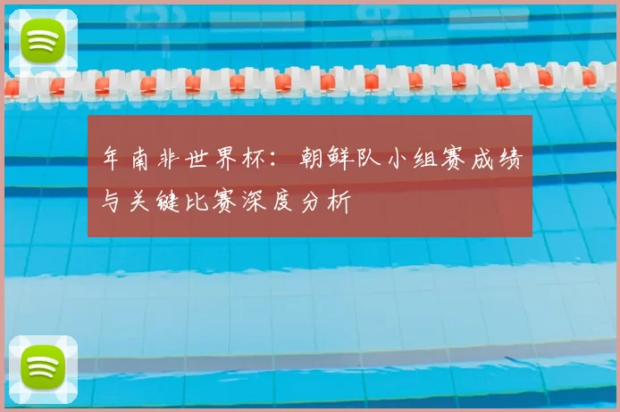 年南非世界杯：朝鲜队小组赛成绩与关键比赛深度分析