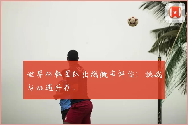世界杯韩国队出线概率评估：挑战与机遇并存。